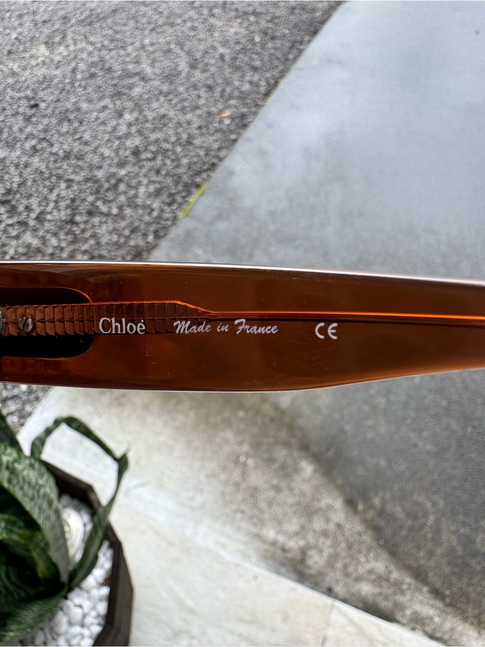Chloé CL2144 Brown Oversized Square Sunglasses Made in France with Case - Picture 2 of 14